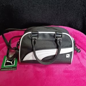 Black and White Puma Purse